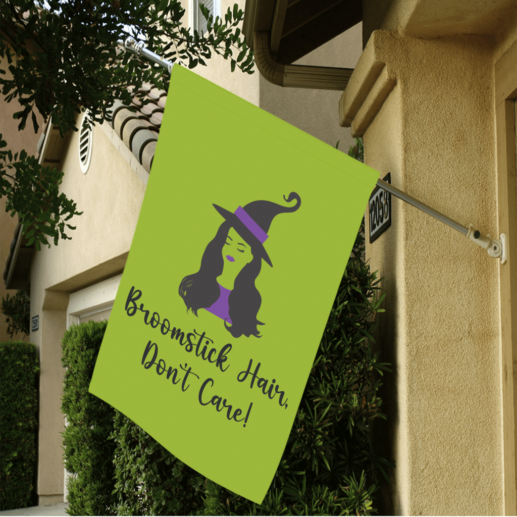 Broomstick Hair Halloween Flag
