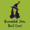 Broomstick Hair Halloween Flag