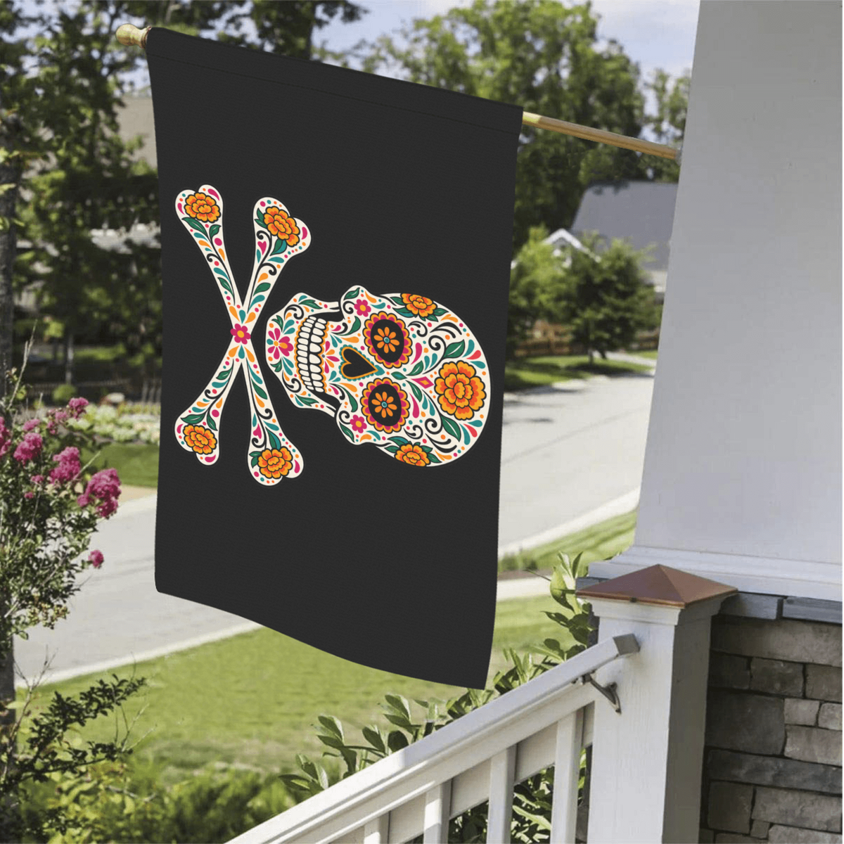 La Calavera Corsaria  Day of the Dead  Pirate Flag