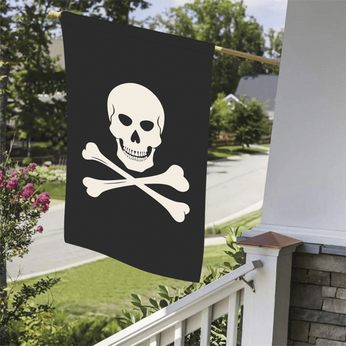 Full Skull Jolly Roger Pirate Flag