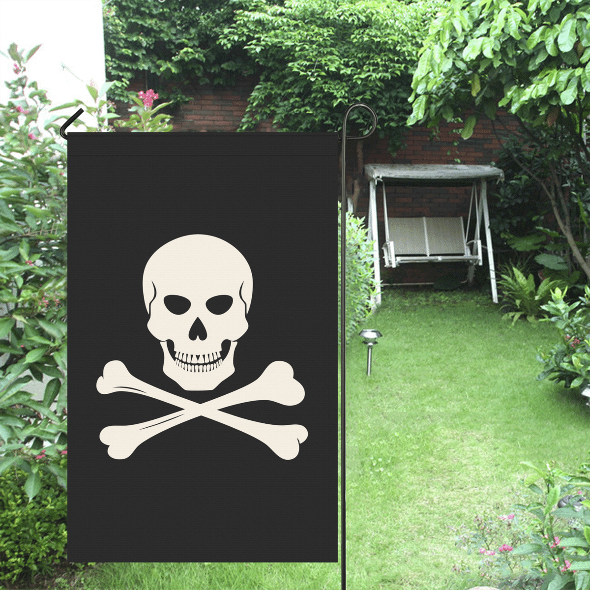 Full Skull Jolly Roger Pirate Flag