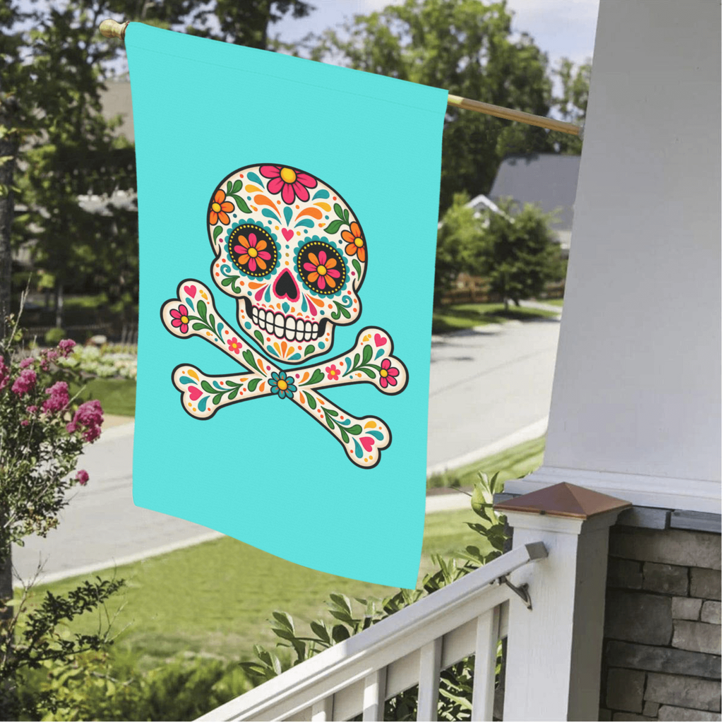 La Calaverita Corsaria Day of the Dead Pirate Flag