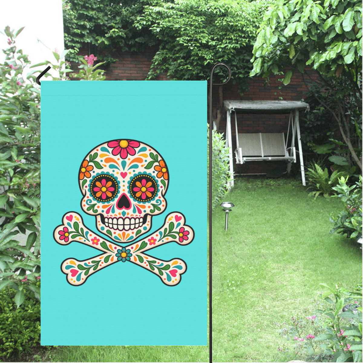 La Calaverita Corsaria Day of the Dead Pirate Flag