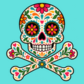 La Calaverita Corsaria Day of the Dead Pirate Flag