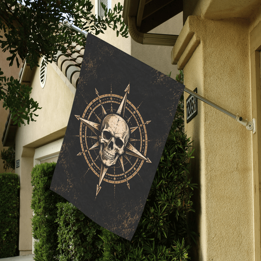 Skull and Compass Flag